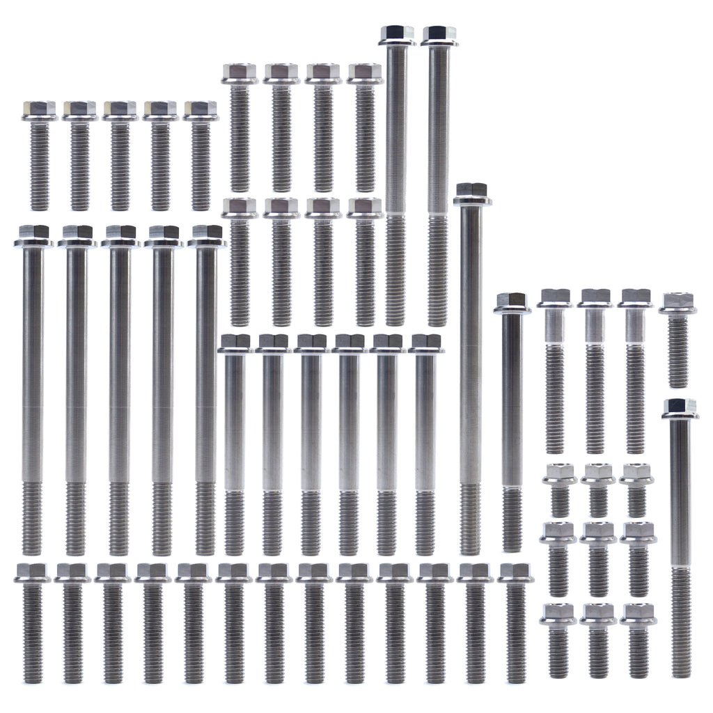 ENGINE BOLT KIT CRF 450 R 13-16, KIT SIZE 55 BOLTS !!! MADE TO ORDER !!! TITANIUM BOLT KIT