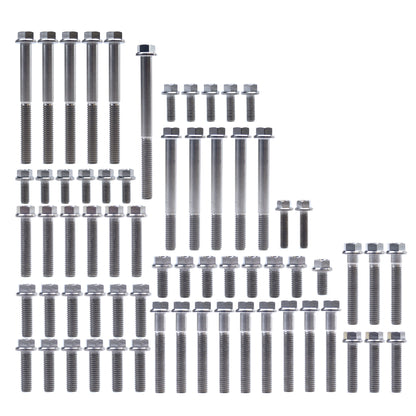 ENGINE BOLT KIT KTM HUSQ 250/300, KIT SIZE 65 BOLTS !!! MADE TO ORDER !!! TITANIUM BOLT KIT