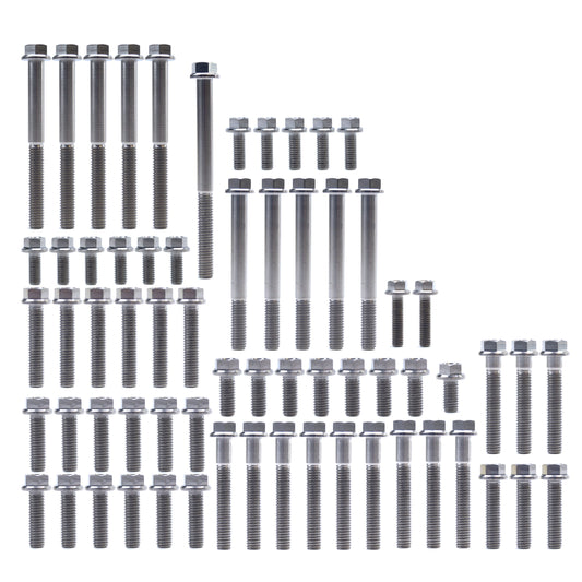 ENGINE BOLT KIT KTM HUSQ 250/300, KIT SIZE 65 BOLTS !!! MADE TO ORDER !!! TITANIUM BOLT KIT