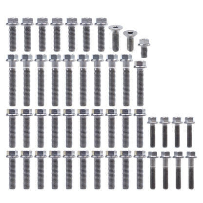 ENGINE BOLT KIT KX 65/80/85/100, KIT SIZE 48 BOLTS !!! MADE TO ORDER !!! TITANIUM BOLT KIT