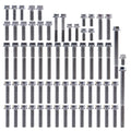 ENGINE BOLT KIT KX 250 88-07, KIT SIZE 65 BOLTS !!! MADE TO ORDER !!! TITANIUM BOLT KIT