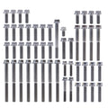ENGINE BOLT KIT KX 500 87-04, KIT SIZE 46 BOLTS !!! MADE TO ORDER !!! TITANIUM BOLT KIT
