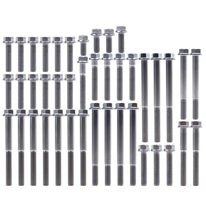 ENGINE BOLT KIT KX 250 F 04-20, KIT SIZE 42 BOLTS !!! MADE TO ORDER !!! TITANIUM BOLT KIT