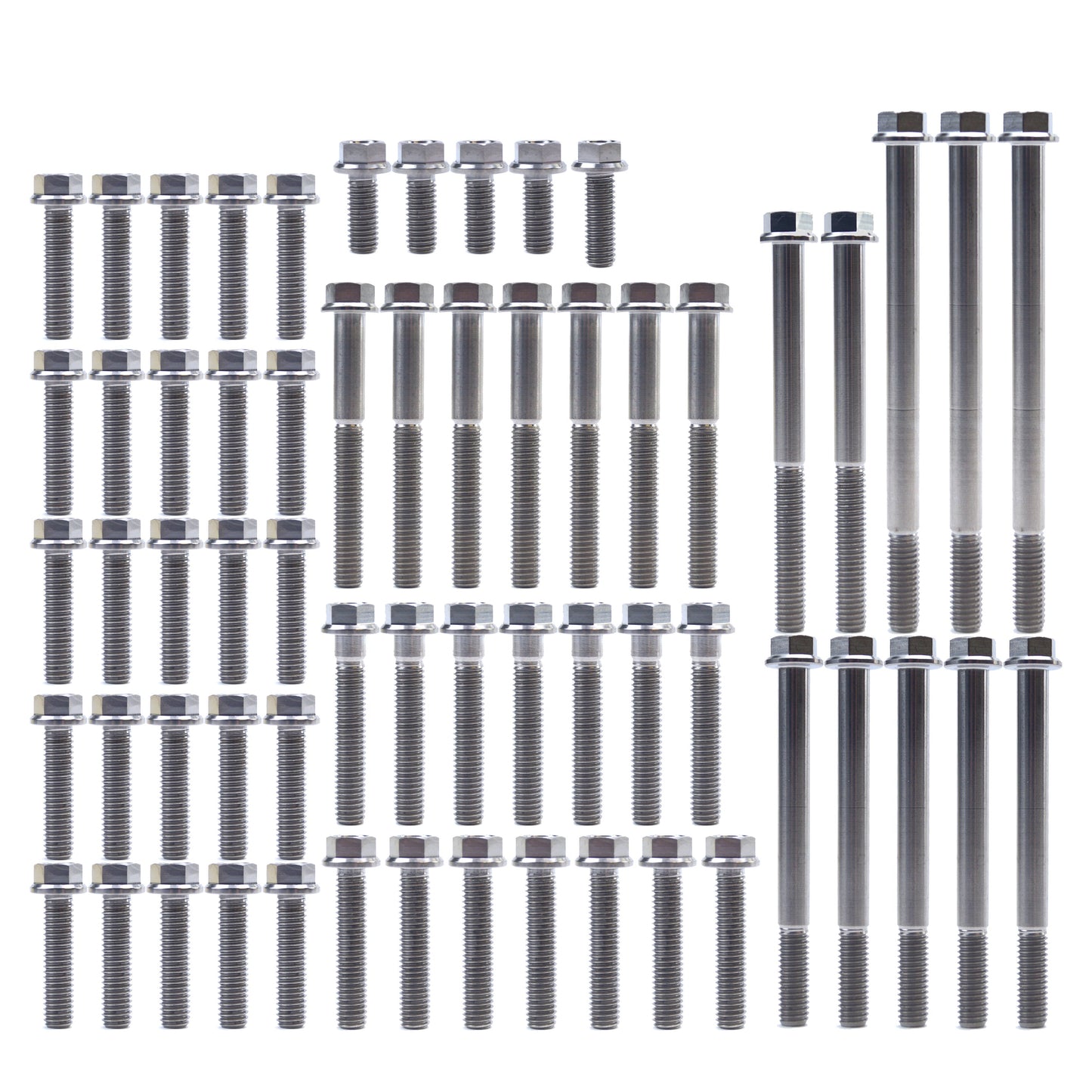 ENGINE BOLT KIT KX 450 F 16-20, KIT SIZE 61 BOLTS !!! MADE TO ORDER !!! TITANIUM BOLT KIT