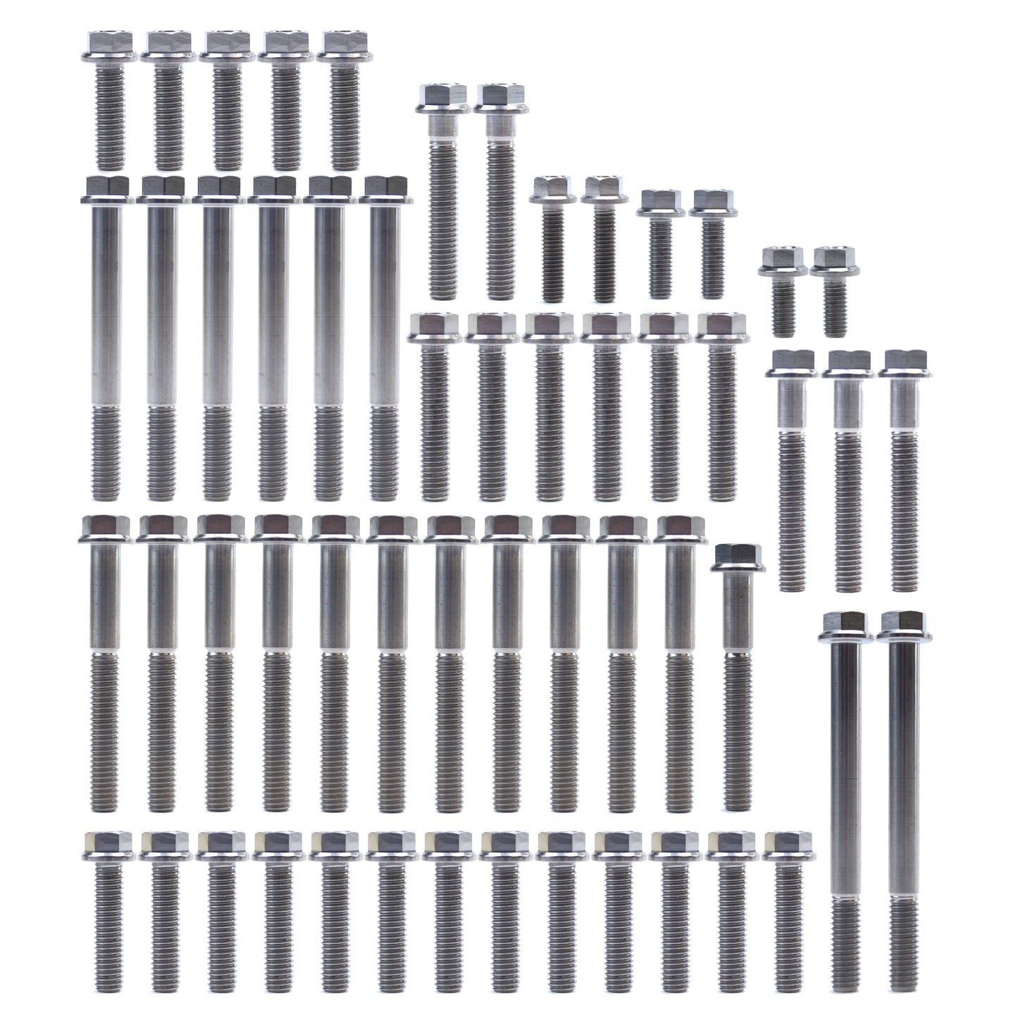 ENGINE BOLT KIT KTM 250 F 05-10, KIT SIZE 55 BOLTS !!! MADE TO ORDER !!! TITANIUM BOLT KIT