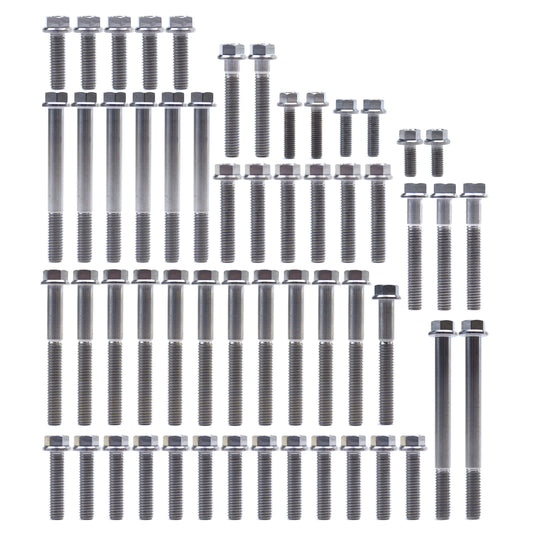ENGINE BOLT KIT KTM 250 F 05-10, KIT SIZE 55 BOLTS !!! MADE TO ORDER !!! TITANIUM BOLT KIT