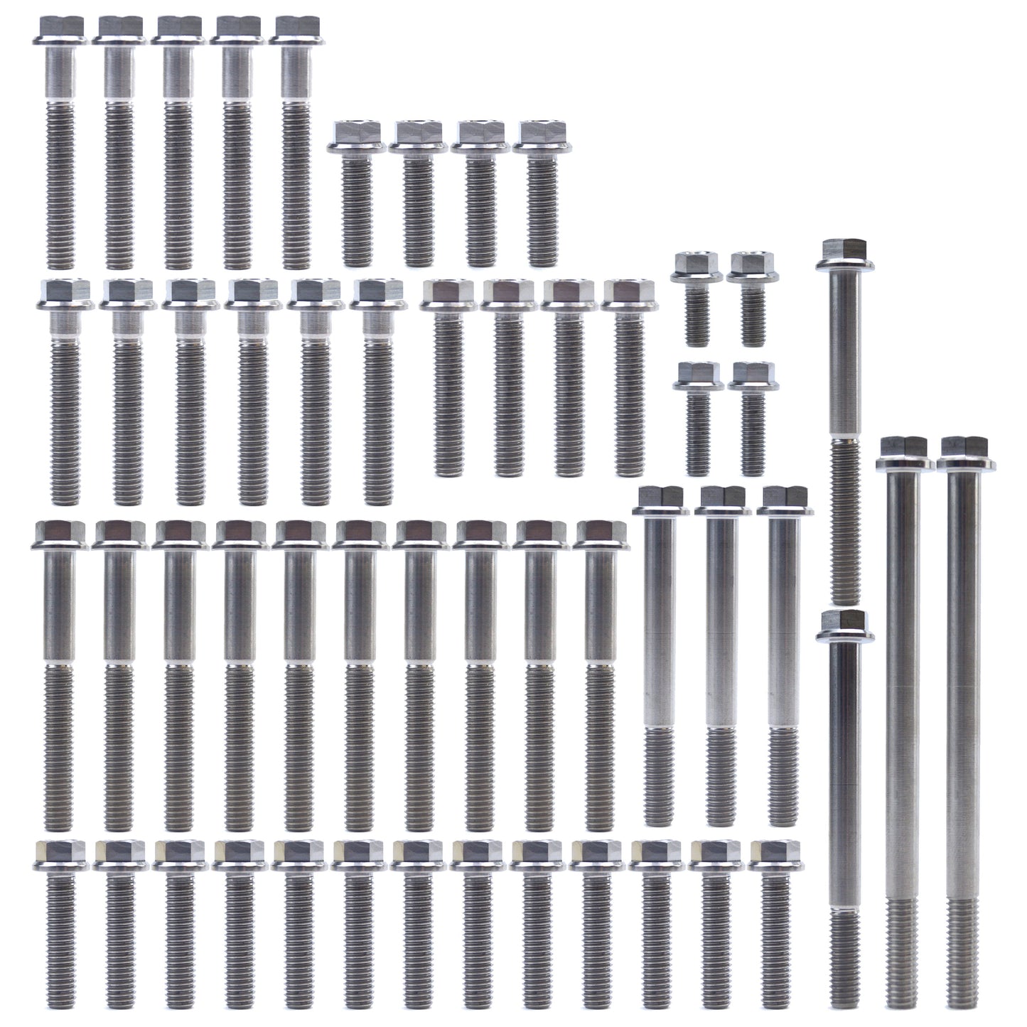 ENGINE BOLT KIT KTM 250 F, KIT SIZE 53 BOLTS !!! MADE TO ORDER !!! TITANIUM BOLT KIT