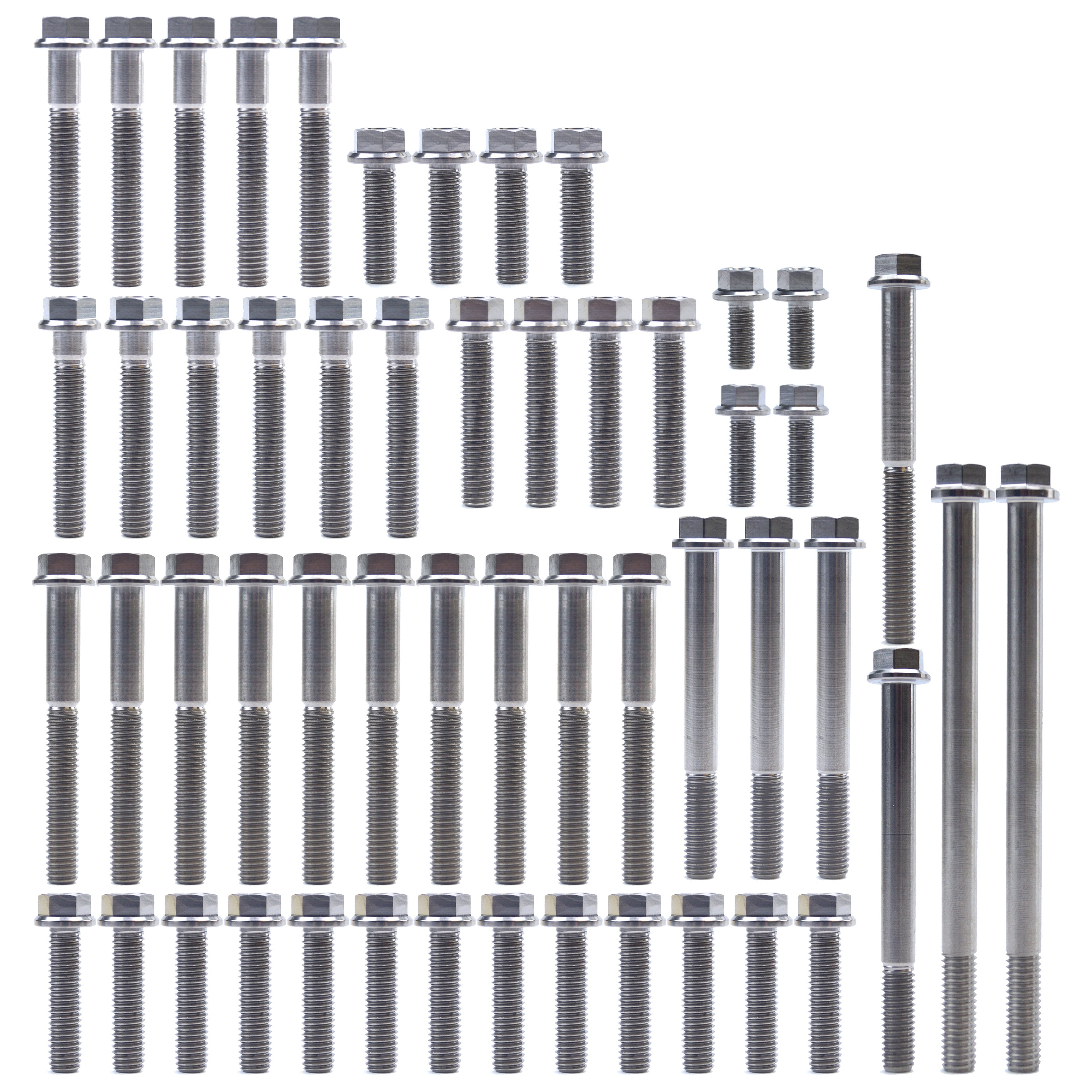 ENGINE BOLT KIT KTM 250 F, KIT SIZE 53 BOLTS !!! MADE TO ORDER !!! TITANIUM BOLT KIT