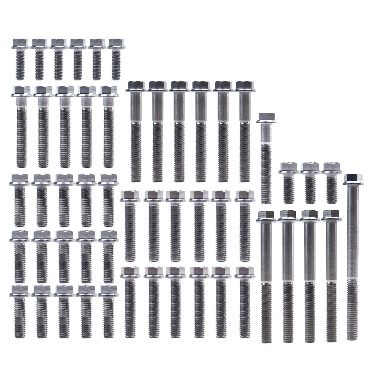 ENGINE BOLT KIT KTM 450/525, KIT SIZE 53 BOLTS !!! MADE TO ORDER !!! TITANIUM BOLT KIT