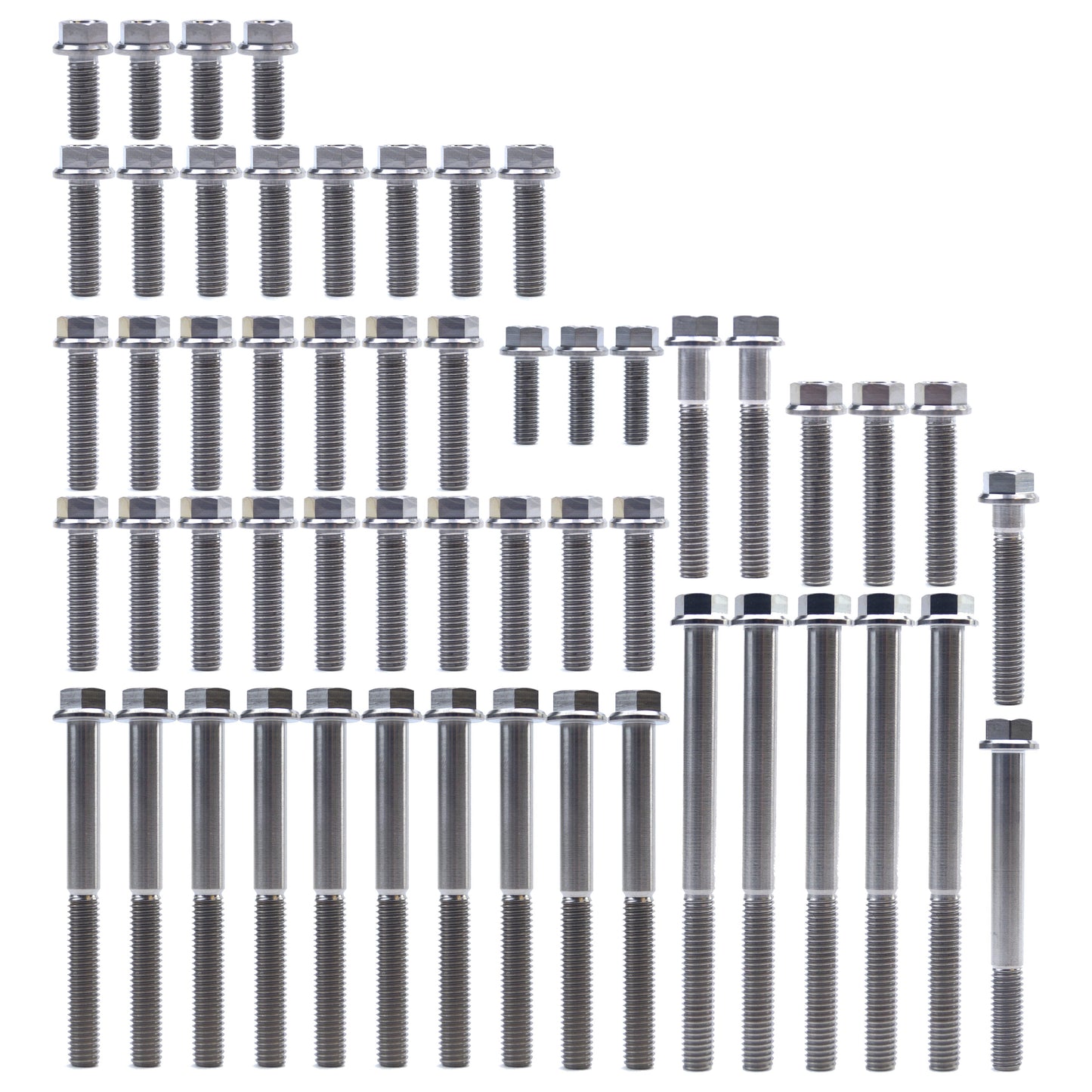 ENGINE BOLT KIT KTM 450/530, KIT SIZE 54 BOLTS !!! MADE TO ORDER !!! TITANIUM BOLT KIT