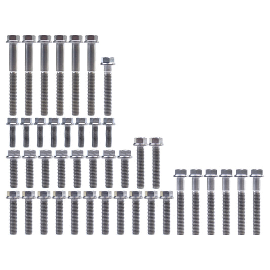ENGINE BOLT KIT RM 80/85, KIT SIZE 42 BOLTS !!! MADE TO ORDER !!! TITANIUM BOLT KIT