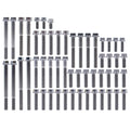 ENGINE BOLT KIT RM 125 98-07, KIT SIZE 54 BOLTS !!! MADE TO ORDER !!! TITANIUM BOLT KIT