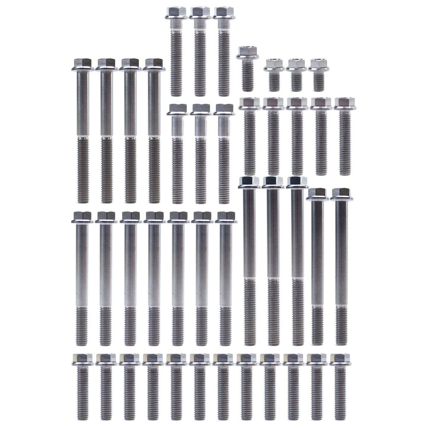 ENGINE BOLT KIT RM-Z 250 07-09, KIT SIZE 43 BOLTS !!! MADE TO ORDER !!! TITANIUM BOLT KIT