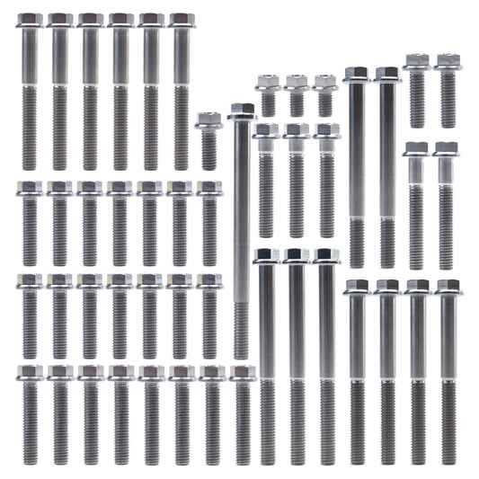ENGINE BOLT KIT RMZ 250 10-18, KIT SIZE 49 BOLTS !!! MADE TO ORDER !!! TITANIUM BOLT KIT
