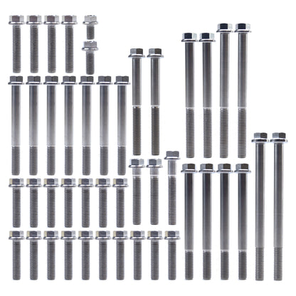 ENGINE BOLT KIT YZ 125 89-93, KIT SIZE 47BOLTS !!! MADE TO ORDER !!! TITANIUM BOLT KIT