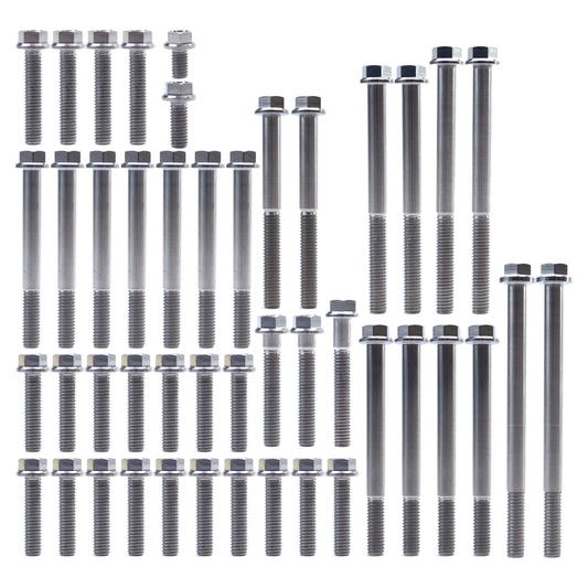 ENGINE BOLT KIT YZ 125 89-93, KIT SIZE 47BOLTS !!! MADE TO ORDER !!! TITANIUM BOLT KIT
