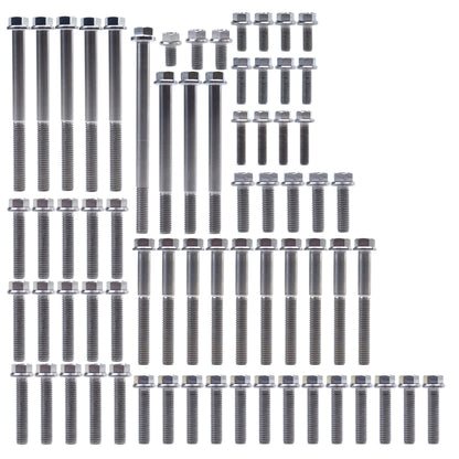 ENGINE BOLT KIT YZ 250 90-20 16-19, KIT SIZE 68 BOLTS !!! MADE TO ORDER !!! TITANIUM BOLT KIT