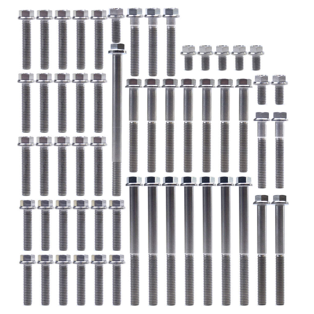 ENGINE BOLT KIT YZ 450 F 10-13, KIT SIZE 57 BOLTS !!! MADE TO ORDER !!! TITANIUM BOLT KIT