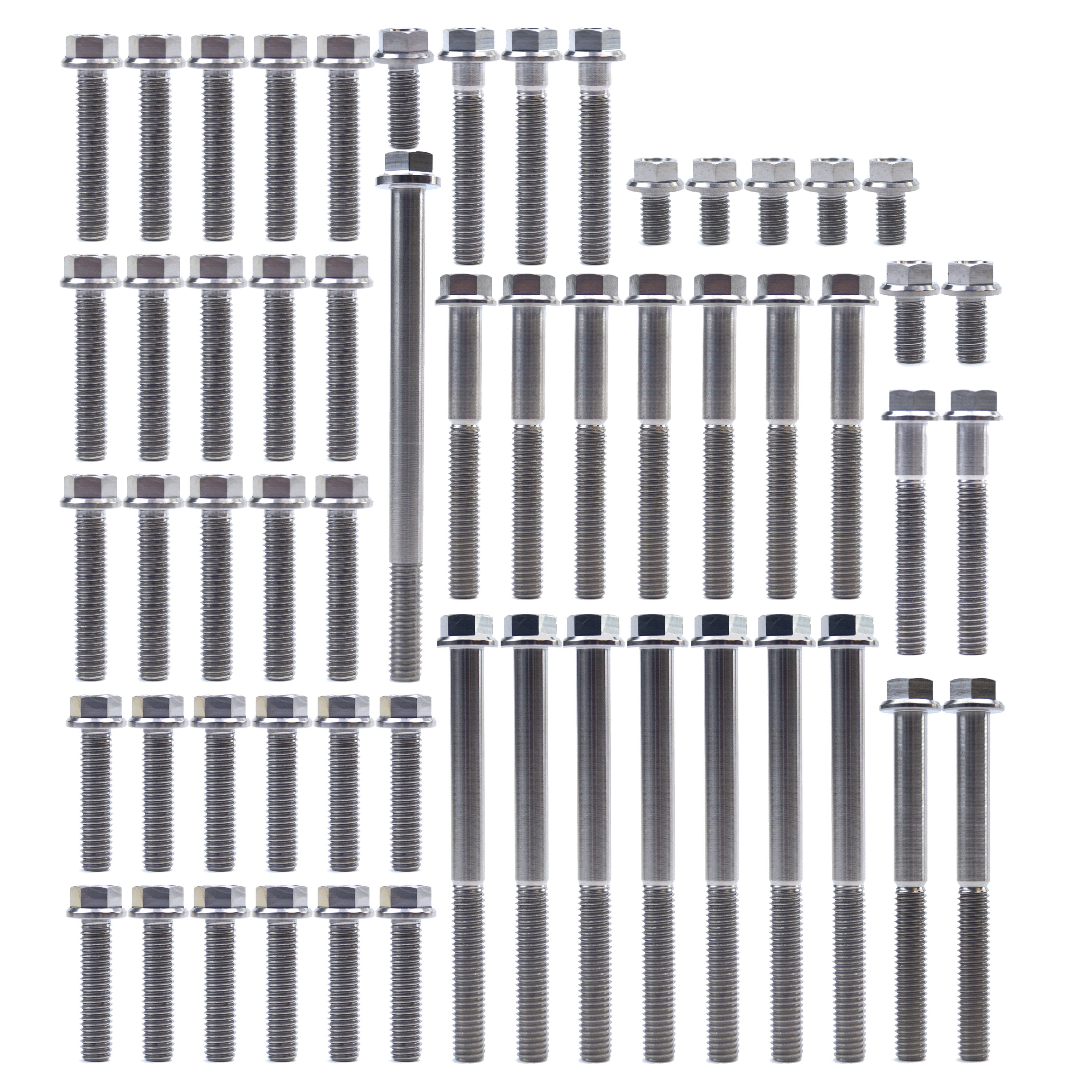 ENGINE BOLT KIT YZ 450 F 10-13, KIT SIZE 57 BOLTS !!! MADE TO ORDER !!! TITANIUM BOLT KIT