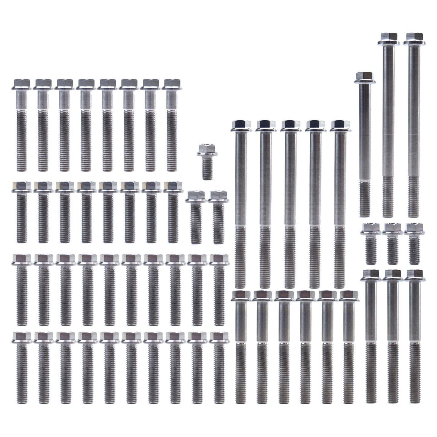 ENGINE BOLT KIT YAM 400/426/450, KIT SIZE 59 BOLTS !!! MADE TO ORDER !!! TITANIUM BOLT KIT