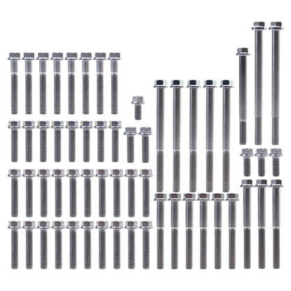 ENGINE BOLT KIT YAM 400/426/450, KIT SIZE 59 BOLTS !!! MADE TO ORDER !!! TITANIUM BOLT KIT