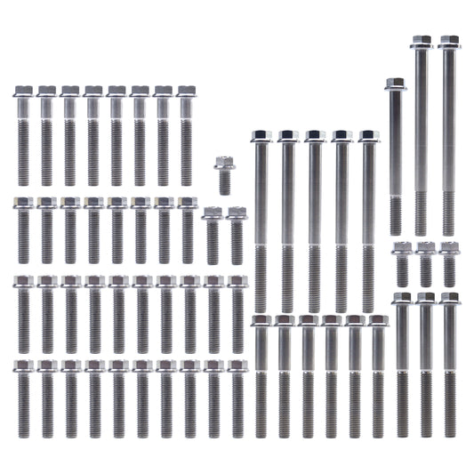ENGINE BOLT KIT YAM 400/426/450, KIT SIZE 59 BOLTS !!! MADE TO ORDER !!! TITANIUM BOLT KIT