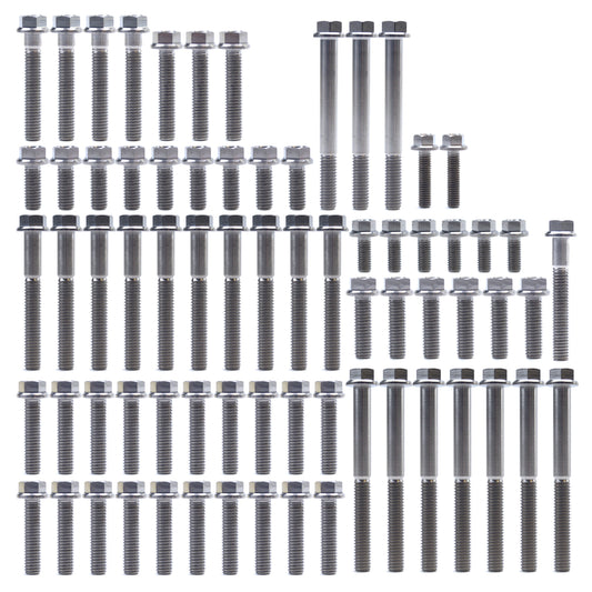 KTM HUQ 250 ENGINE BOLT KIT, KIT SIZE 71 BOLTS !!! MADE TO ORDER !!! TITANIUM BOLT KIT