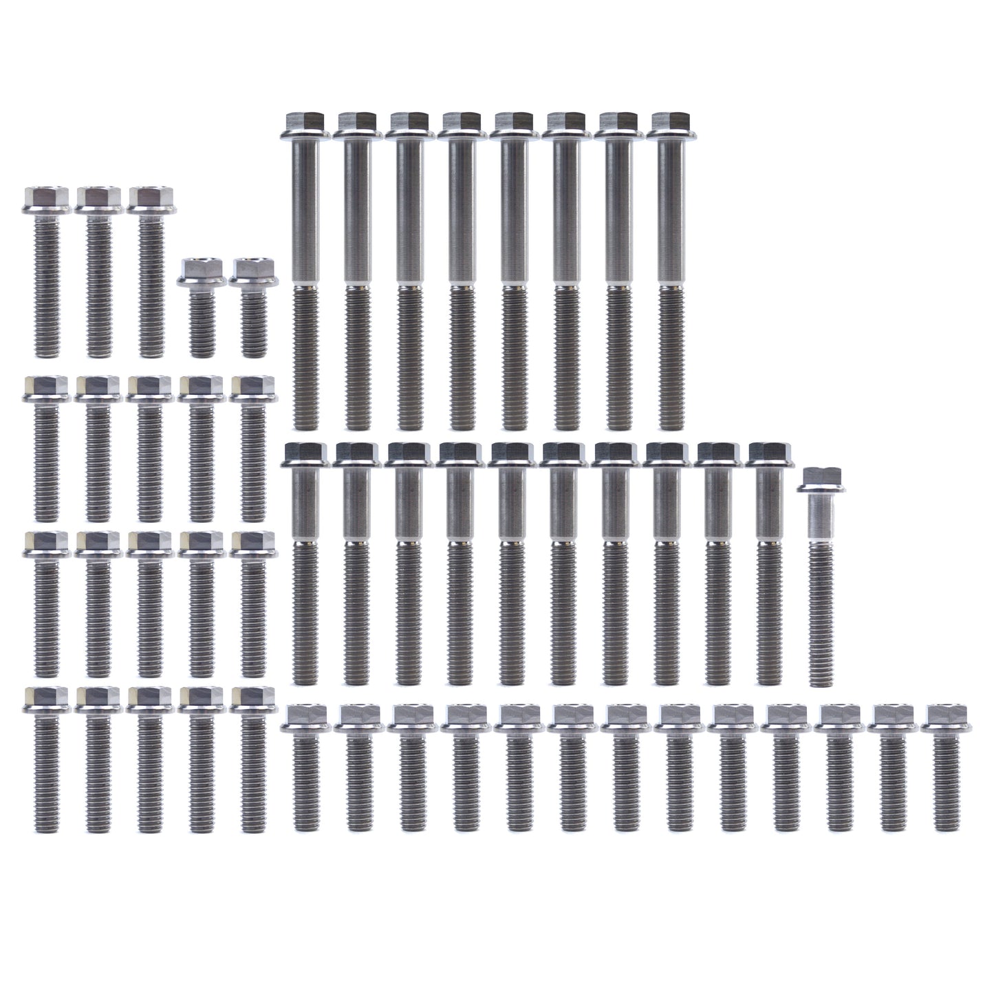 KTM 250/300 TPI TITANIUM ENGINE BOLT KIT, KIT SIZE 52 BOLTS !!! MADE TO ORDER !!!