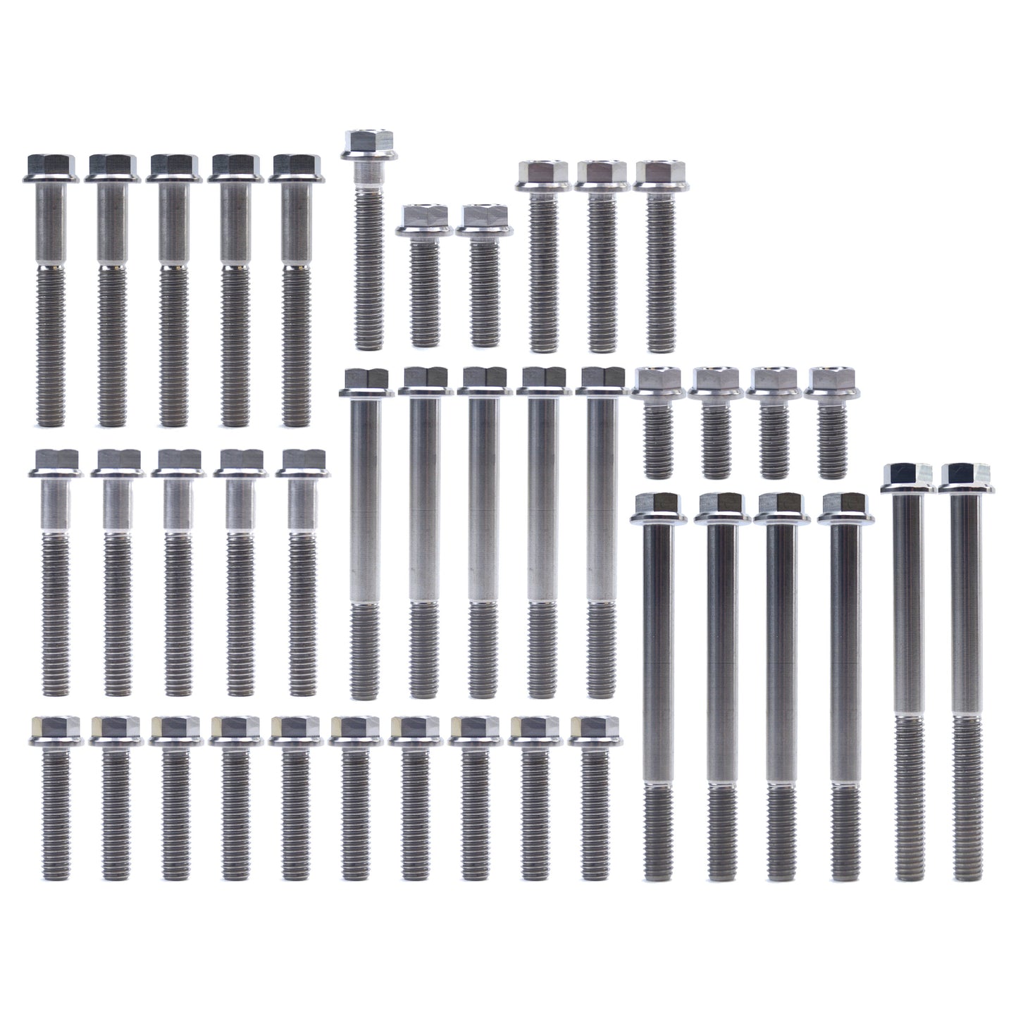 KTM HUQ EXCF FE TITANIUM ENGINE BOLT KIT, KIT SIZE 41 BOLTS !!! MADE TO ORDER !!!