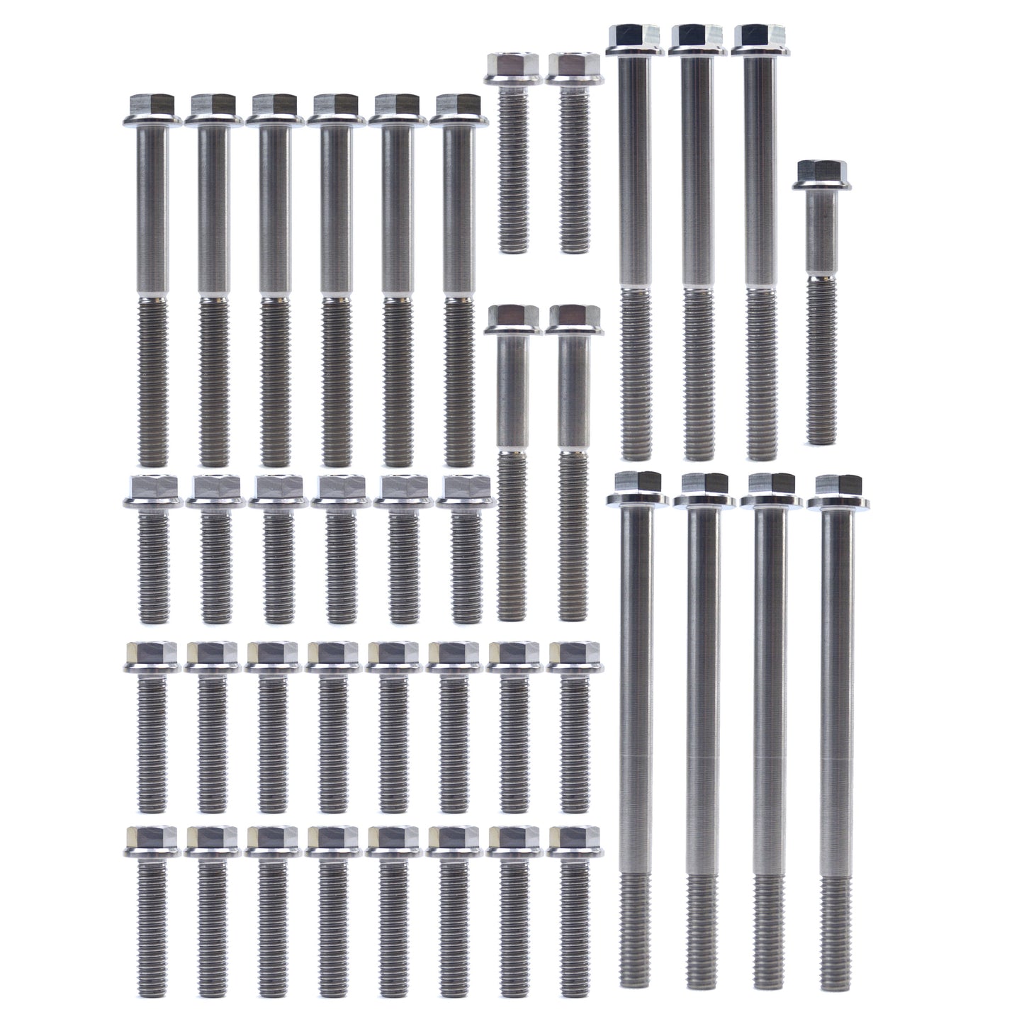 KTM HUQ EXCF FE TITANIUM ENGINE BOLT KIT, KIT SIZE 40 BOLTS !!! MADE TO ORDER !!!