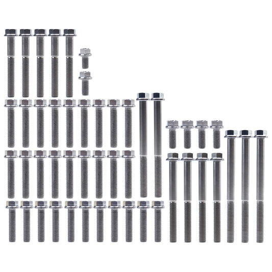 YZ 450 F 2020-22 TITANIUM ENGINE BOLT KIT, KIT SIZE 49 BOLTS !!! MADE TO ORDER !!!