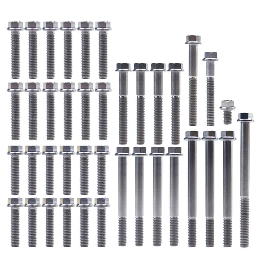 YZ 125 2022 TITANIUM ENGINE BOLT KIT, KIT SIZE 39 BOLTS !!! MADE TO ORDER !!! TITANIUM BOLT KIT