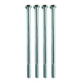 M8x150 HEX BZP 8.8 BOLTS PK/4