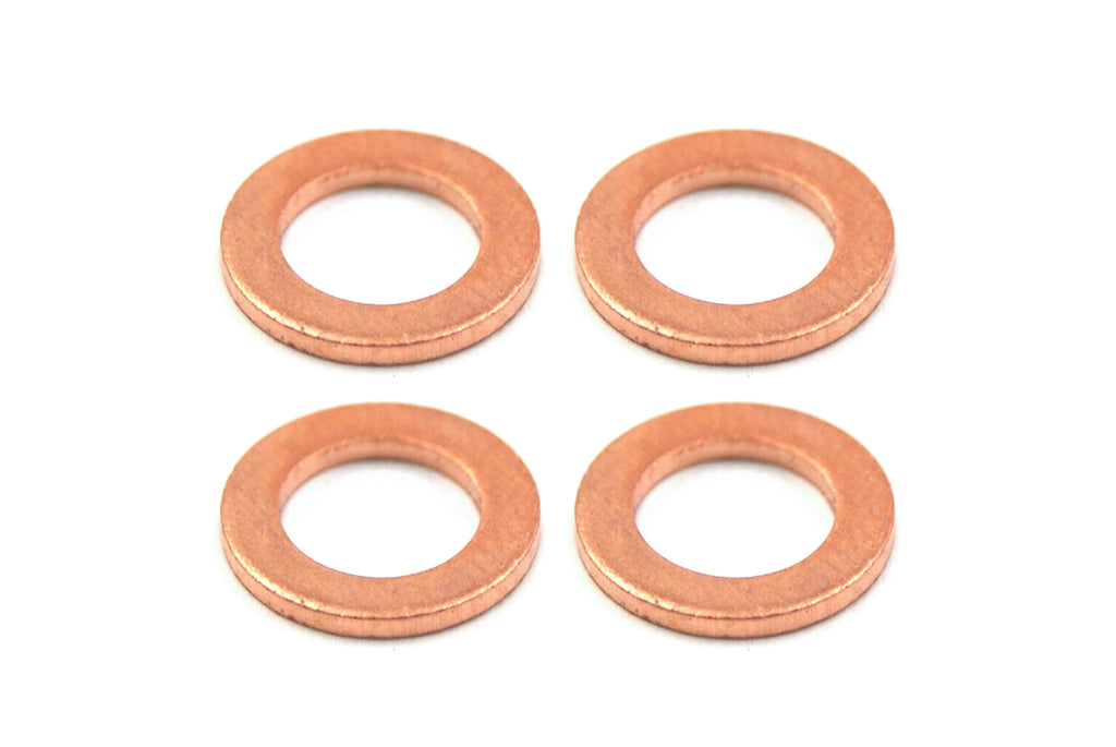 COPPER WASHER M6 PK OF 4, SIZE ID6 x OD10 x W1.00mm