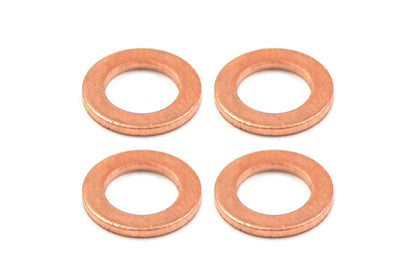 COPPER WASHER M6 PK OF 4, SIZE ID6 x OD10 x W1.00mm