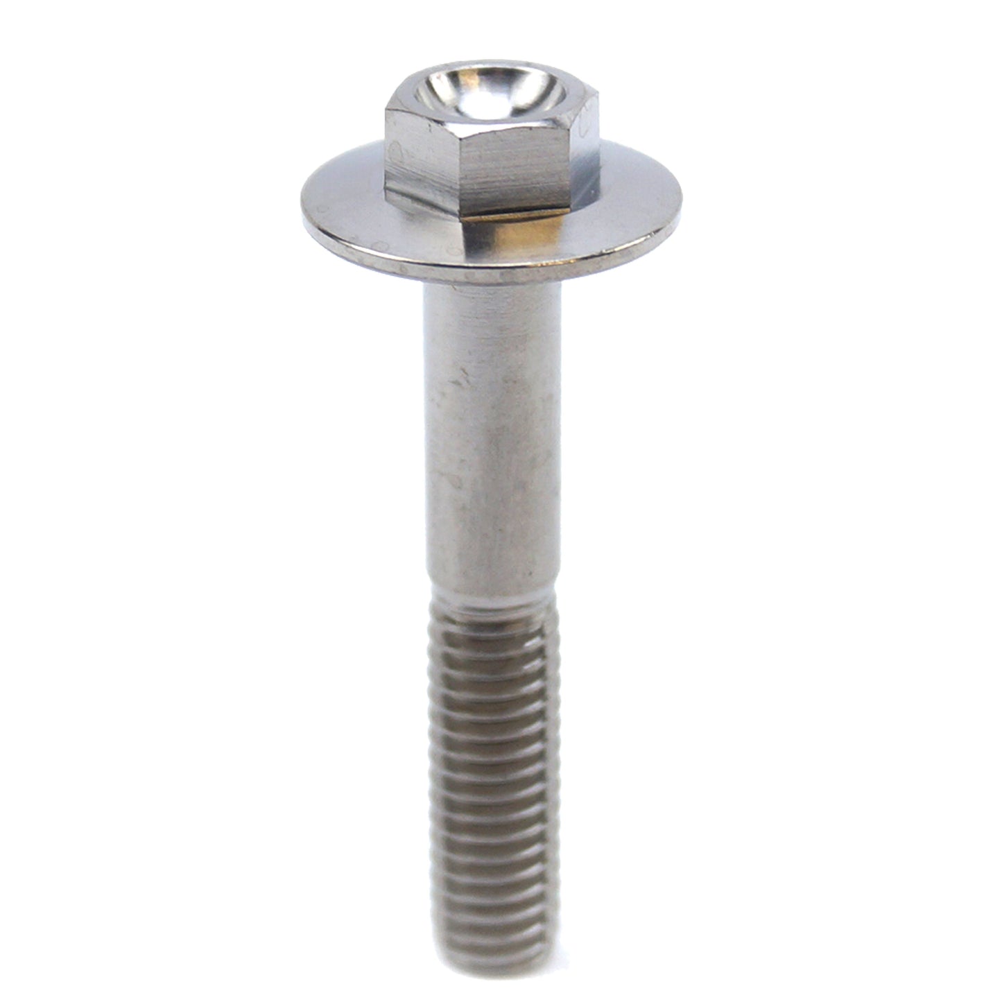 TITANIUM GR5 BOLT M6 x 35mm EACH, FLANGE OD: 15.90mm / HEX SIZE: 8mm, / PANEL BOLT FIXING PLASTIC