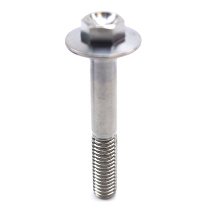 TITANIUM GR5 BOLT M6 x 40mm EACH, FLANGE OD: 15.90mm / HEX SIZE: 8mm, / PANEL BOLT FIXING PLASTIC
