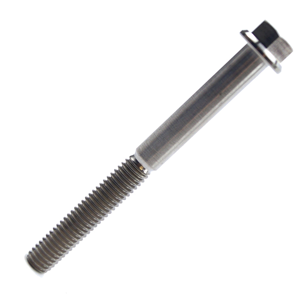 TITANIUM GR5 BOLT M6 x 60mm EACH, FLANGE OD: 11mm / HEX SIZE: 8mm, /