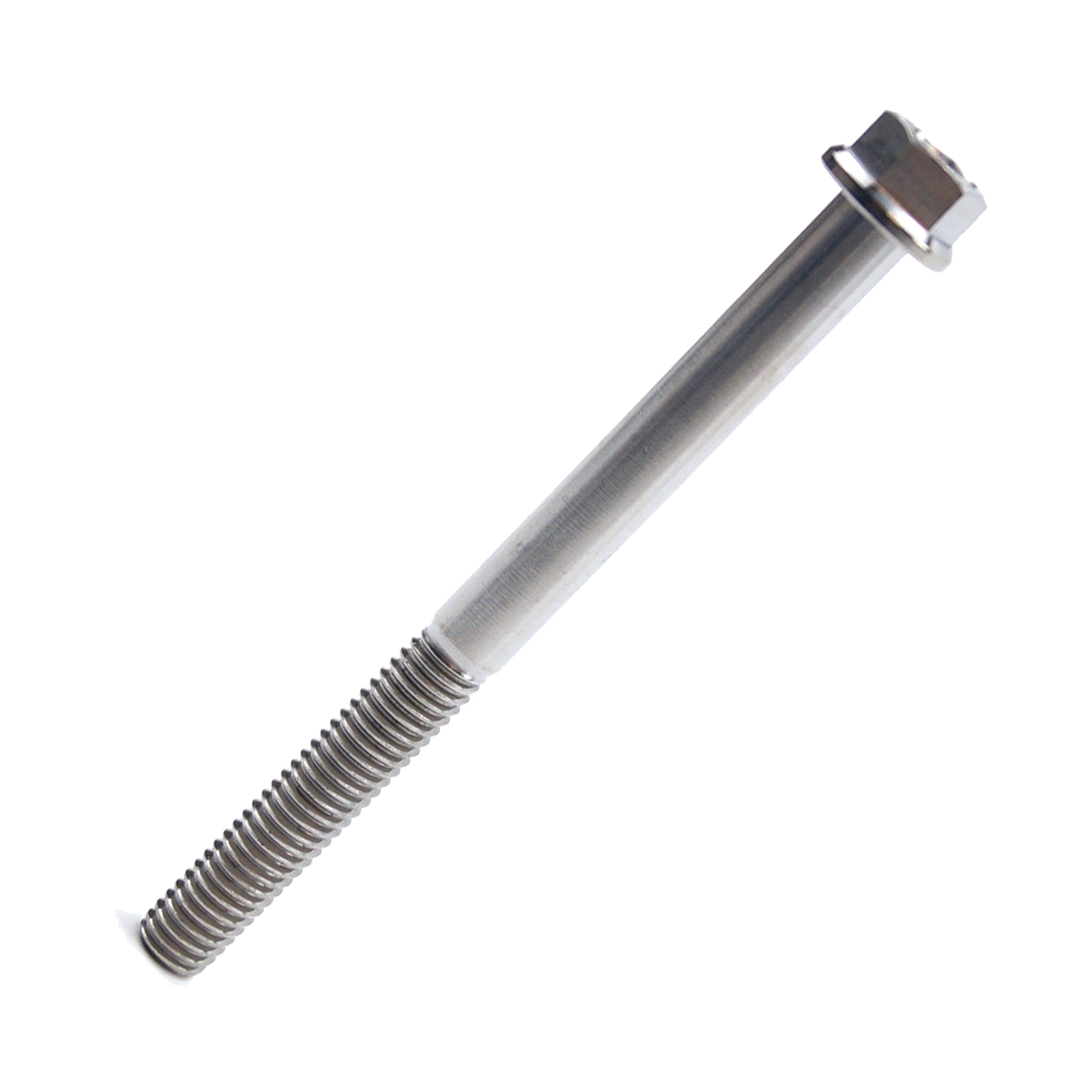 TITANIUM GR5 BOLT M6 x 70mm EACH, FLANGE OD: 11mm / HEX SIZE: 8mm, /