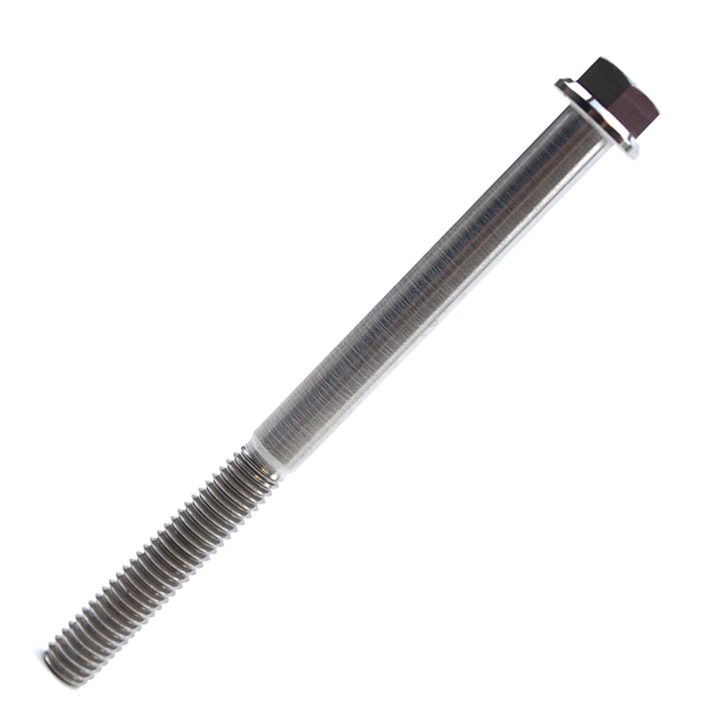 TITANIUM GR5 BOLT M6 x 75mm EACH, FLANGE OD: 11mm / HEX SIZE: 8mm, /