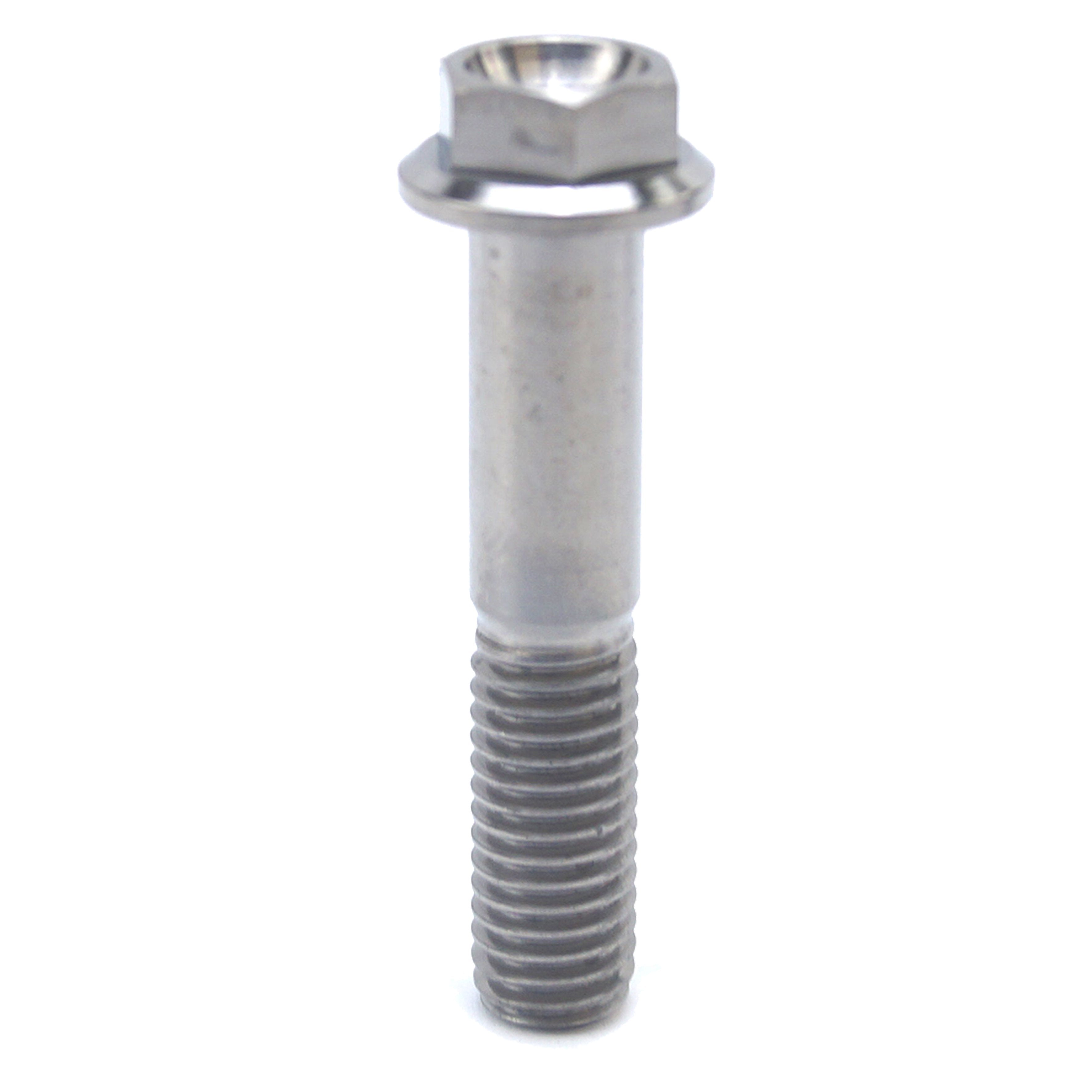 TITANIUM GR5 BOLT M8 x 40mm EACH, FLANGE OD: 14mm / HEX SIZE: 10mm, /