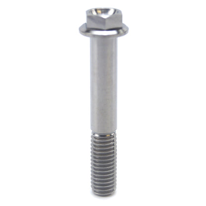 TITANIUM GR5 BOLT M8 x 50mm EACH, FLANGE OD: 14mm / HEX SIZE: 10mm, /