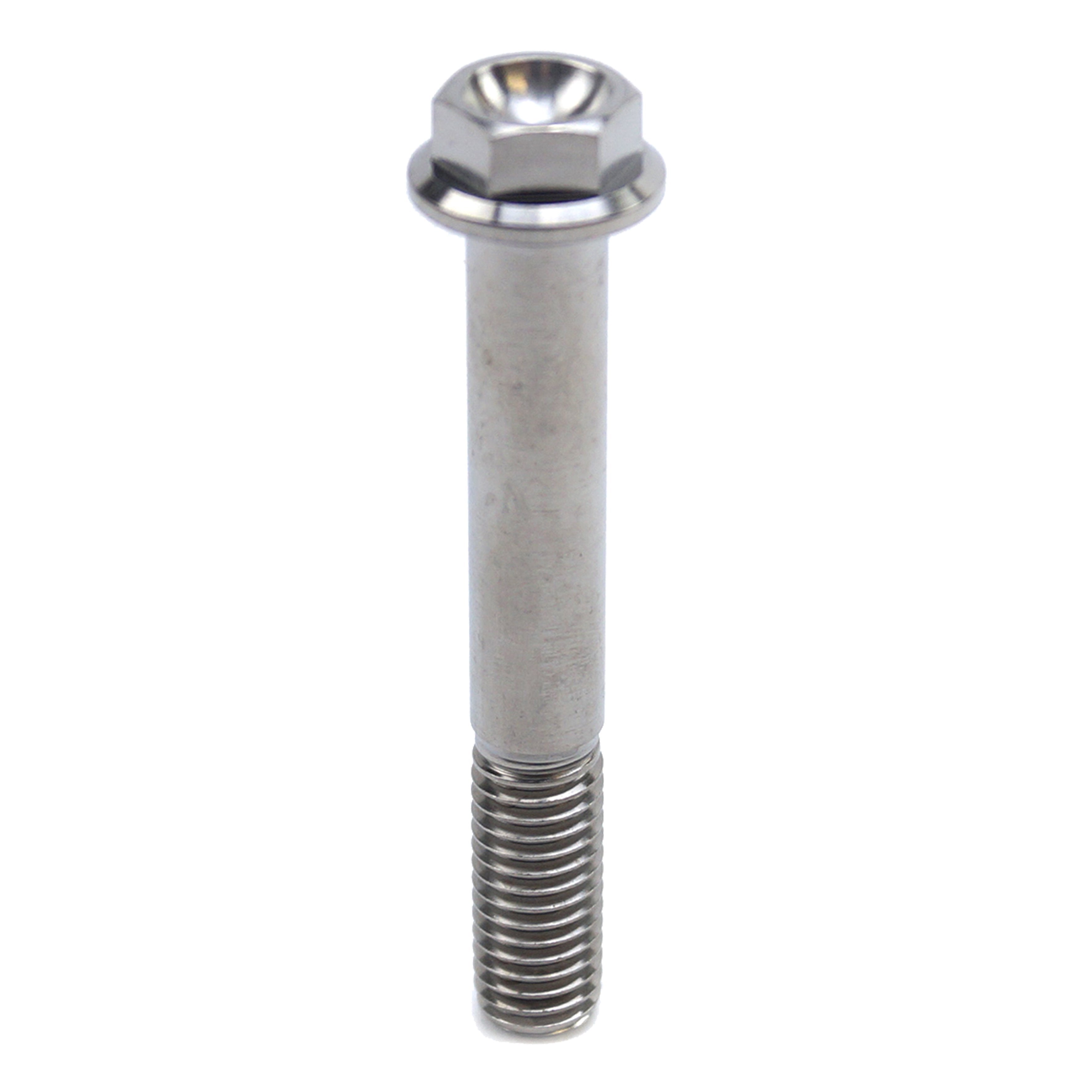 TITANIUM GR5 BOLT M8 x 55mm EACH, FLANGE OD: 14mm / HEX SIZE: 10mm, /