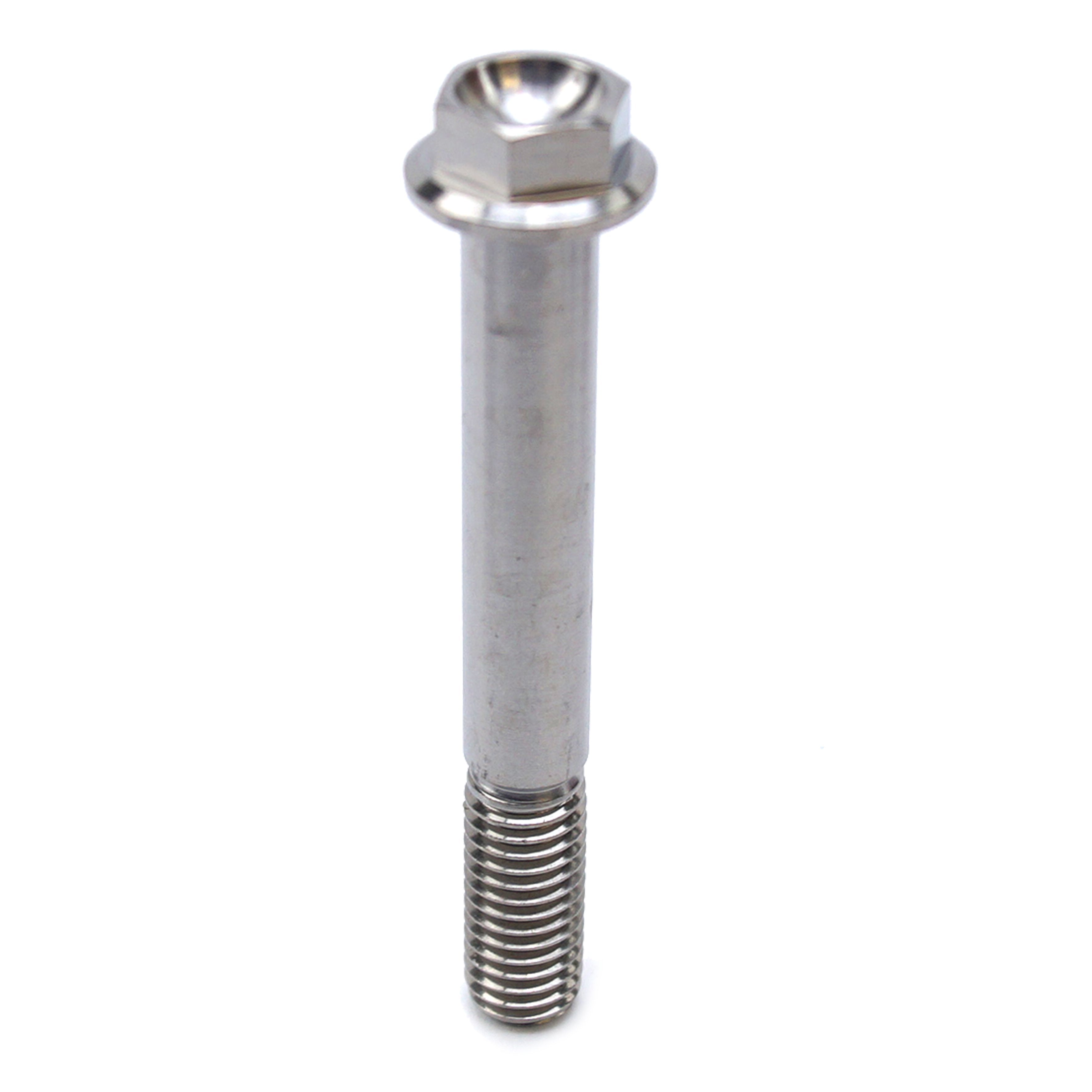 TITANIUM GR5 BOLT M8 x 60mm EACH, FLANGE OD: 14mm / HEX SIZE: 10mm, /