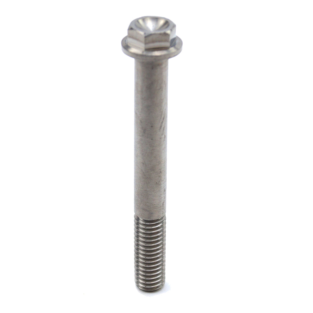 TITANIUM GR5 BOLT M8 x 65mm EACH, FLANGE OD: 14mm / HEX SIZE: 10mm, /