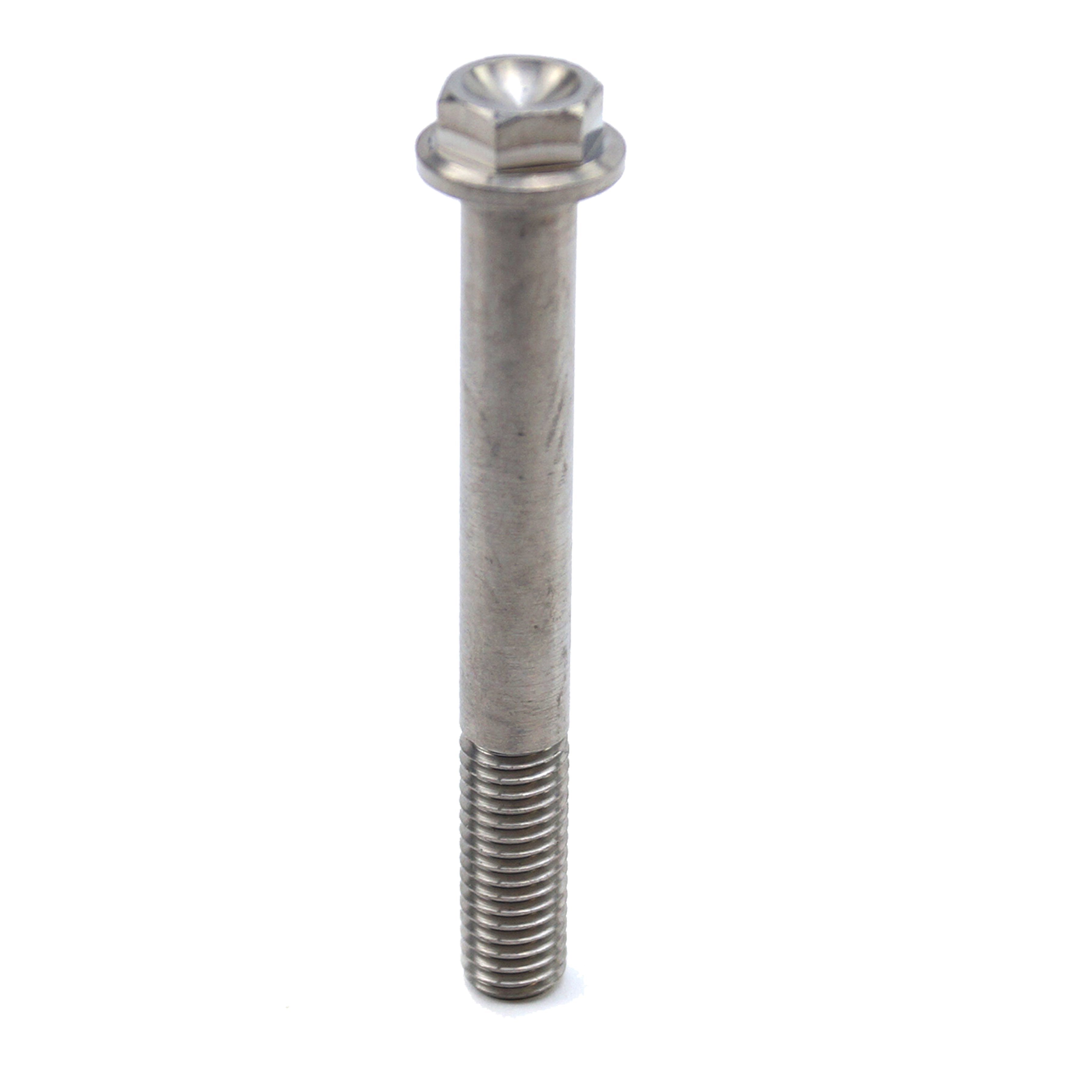 TITANIUM GR5 BOLT M8 x 65mm EACH, FLANGE OD: 14mm / HEX SIZE: 10mm, /