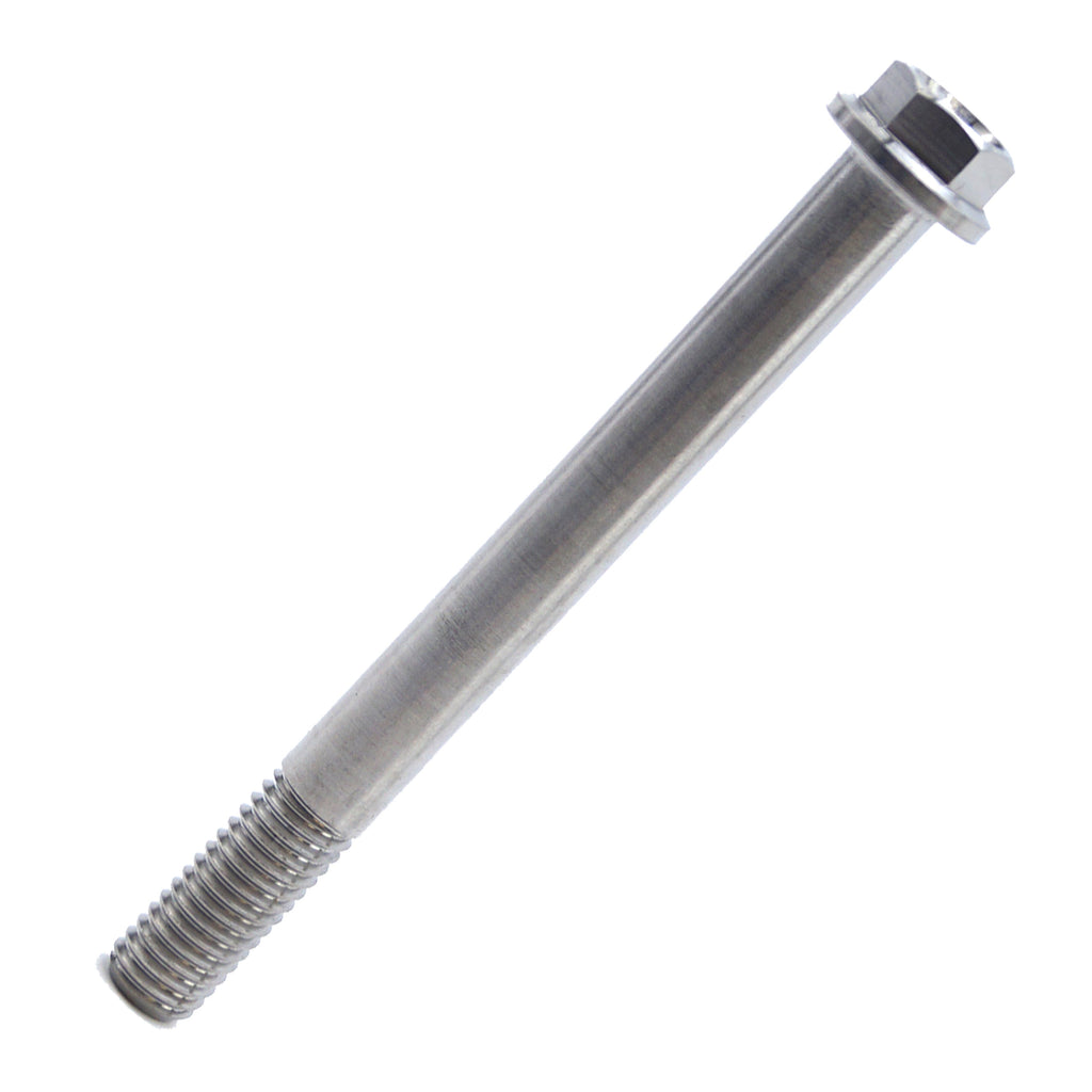 TITANIUM GR5 BOLT M8 x 80mm EACH, FLANGE OD: 14mm / HEX SIZE: 10mm, /