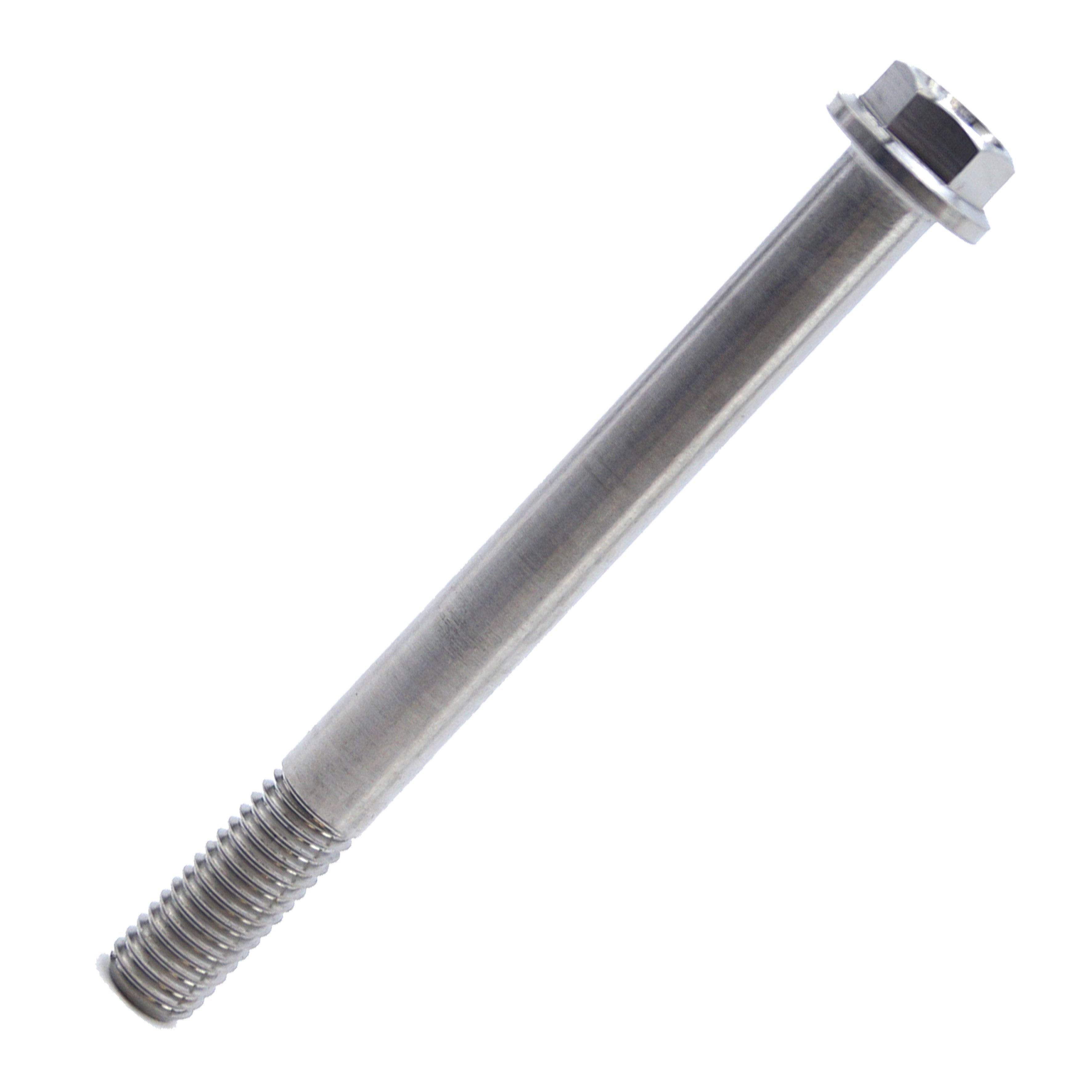 TITANIUM GR5 BOLT M8 x 80mm EACH, FLANGE OD: 14mm / HEX SIZE: 10mm, /