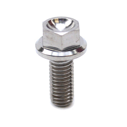 TITANIUM GR5 BOLT M5 x 12mm EACH, FLANGE OD: 9.90mm / HEX SIZE: 7mm, /