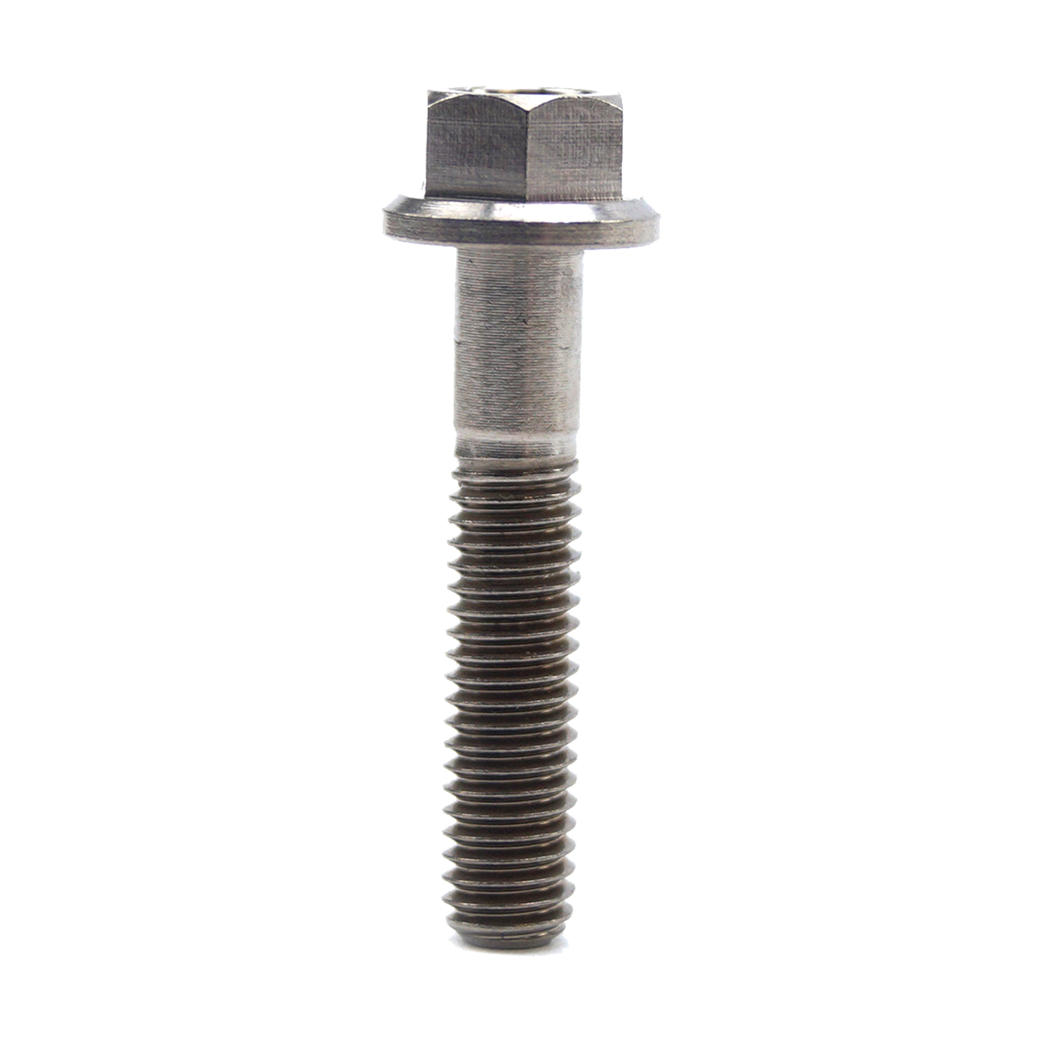 TITANIUM GR5 BOLT M5 x 25mm EACH, FLANGE OD: 9.90mm / HEX SIZE: 7mm, /